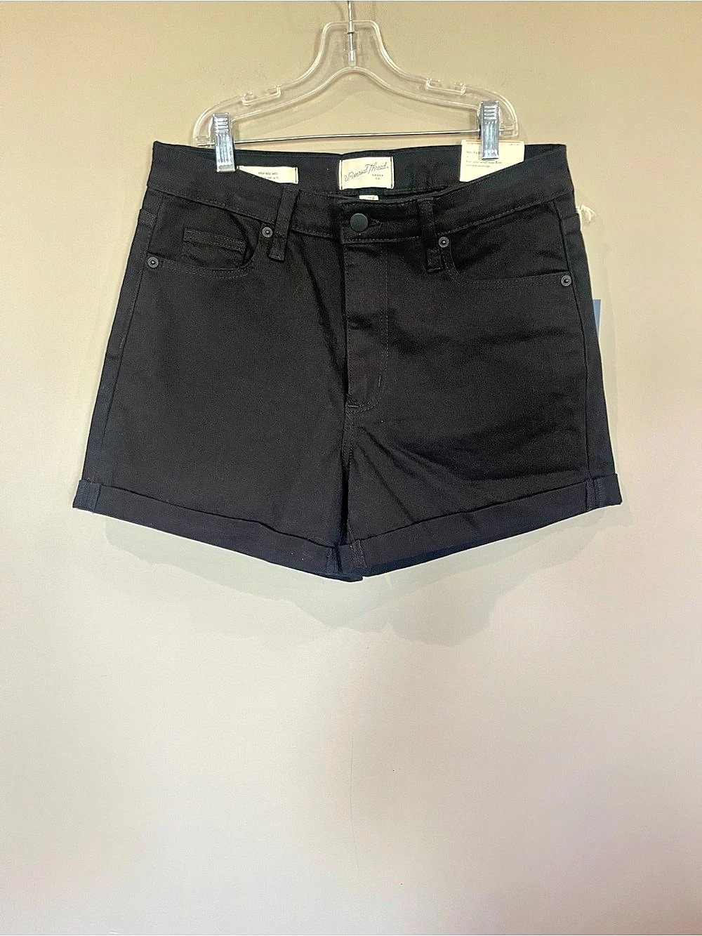 Universal Thread High Rise Denim Shorts Black